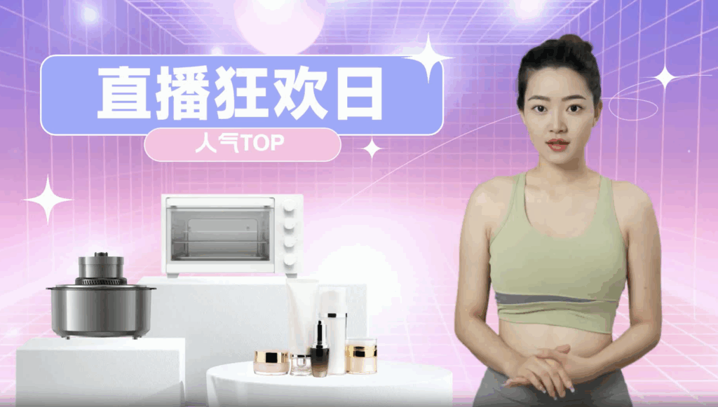 ai数字人直播间